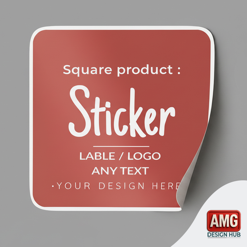 Square Product Sticker
